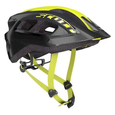 KASK ROWEROWY SCOTT SUPRA BLACK/RADIUM YELLOW 54-61CM