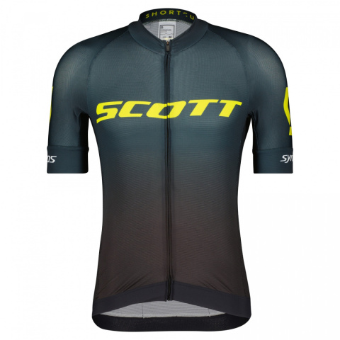 SCOTT MĘSKA KOSZULKA ROWEROWA RC PRO WC BLACK/SULFUR YELLOW 288684