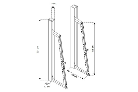 Stojak treningowy NOHRD SquatRack Oak Dąb Stojak treningowy NOHRD SquatRack Oak Dąb