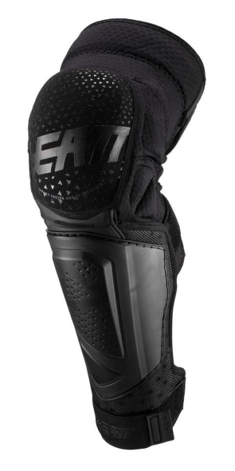 LEATT 3DF HYBRID EXT KNEE&SHIN GUARD BLACK L/XL