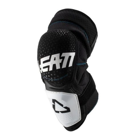 LEATT 3DF HYBRID KNEE GUARD WHITE/BLACK S/M