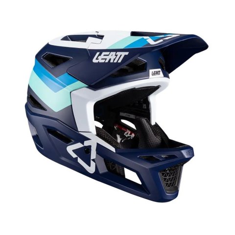 LEATT KASK ROWEROWY MTB GRAVITY 4.0 V24 HELMET BLUE KOLOR NIEBIESKI ROZMIAR L (59-60 cm)