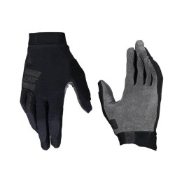 LEATT NOWOŚĆ RĘKAWICE ROWEROWE (DZIECIĘCE) MTB 1.0 GRIPR JR GLOVE STEALTH KOLOR CZARNY ROZMIAR L