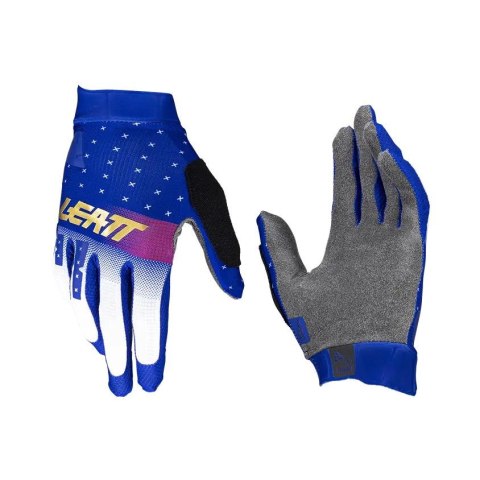 LEATT NOWOŚĆ RĘKAWICE ROWEROWE (DZIECIĘCE) MTB 1.0 GRIPR JR GLOVE ULTRABLUE KOLOR NIEBIESKI/BIAŁY ROZMIAR L