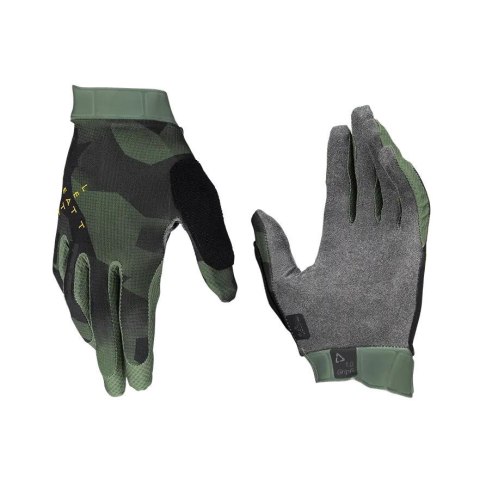 LEATT NOWOŚĆ RĘKAWICE ROWEROWE MTB 1.0 GRIPR GLOVE SPINACH KOLOR ZIELONY/CZARNY ROZMIAR S