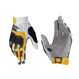 LEATT NOWOŚĆ RĘKAWICE ROWEROWE MTB 4.0 LITE GLOVE GOLD KOLOR BIAŁY/ZŁOTY/CZARNY ROZMIAR M