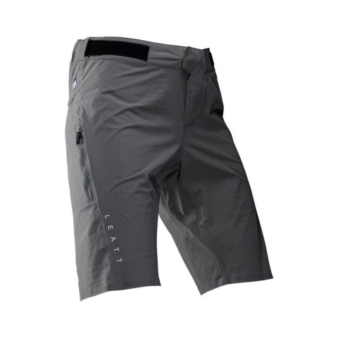 LEATT NOWOŚĆ SPODENKI ROWEROWE MTB TRAIL 1.0 SHORTS GRANITE KOLOR SZARY ROZMIAR XL