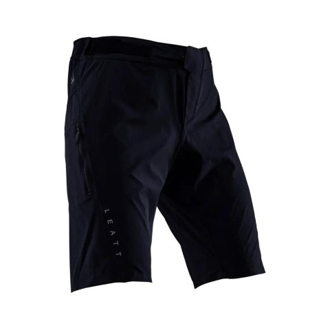 LEATT NOWOŚĆ SPODENKI ROWEROWE MTB TRAIL 1.0 ( SPODENKI WEWNĘTRZNE Z WKŁADKĄ GRATIS) SHORTS BLACK KOLOR CZARNY ROZMIAR XS