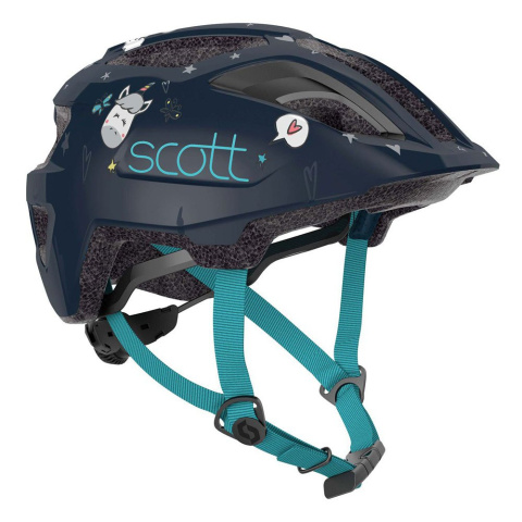 Kask rowerowy dziecięcy SCOTT Spunto Kid - navy blue