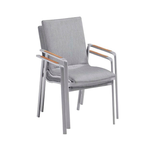 DIAMOND SUNBRELLA® - krzesło z podłokietnikami z drewna teakowego Kettler 0103902-7100 DIAMOND SUNBRELLA® - krzesło z podłokietnikami z drewna teakowego Kettler 0103902-7100