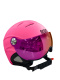 KASK NA NARTY I DESKĘ NEON VISOR PINK SZYBA MIRROR VIOLET