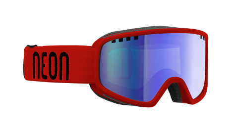 Gogle Narciarskie NEON JOLLY I Red Black, Szyba: Blue Gogle Narciarskie NEON JOLLY I Red Black, Szyba: Blue