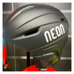 KASK NA NARTY I DESKĘ NEON KID BLACK/WHIT XS 52-54