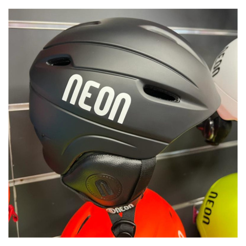 Kask narciarski dla dzieci NEON KID czarny | M Kask narciarski dla dzieci NEON KID czarny | M