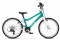 Rower dziecięcy WOOM GO 4 turkusowy (metallic turquoise), rozmiar 20"