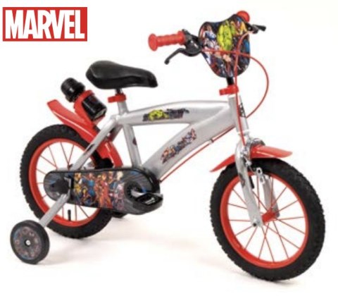Rowerek dziecięcy z bocznymi kółkami HUFFY Disney Avengers 14" Rowerek dziecięcy z bocznymi kółkami HUFFY Disney Avengers 14"