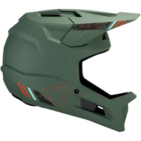 Kask rowerowy (full face) LEATT Helmet MTB Gravity 1.0 V25 (turkusowy, M) Kask rowerowy (full face) LEATT Helmet MTB Gravity 1.0 V25 (turkusowy, M)