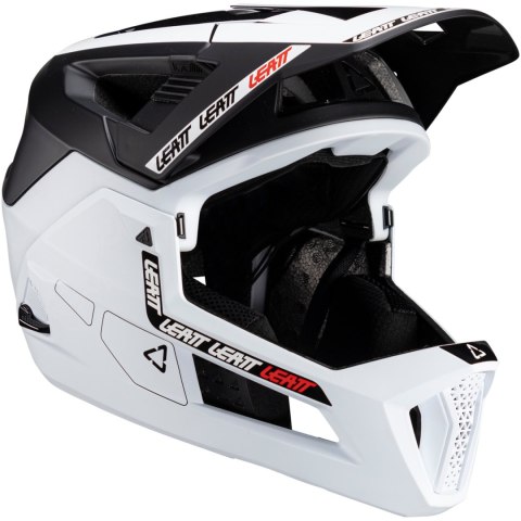 Kask rowerowy (z wypinaną szczęką) LEATT Helmet MTB Enduro 4.0 V24 (biały, L) Kask rowerowy (z wypinaną szczęką) LEATT Helmet MTB Enduro 4.0 V24 (biały, L)