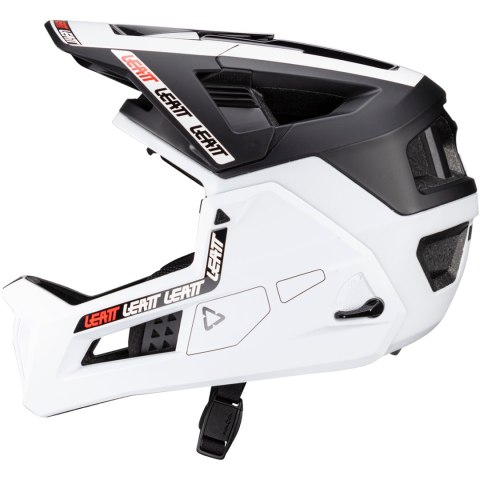 Kask rowerowy (z wypinaną szczęką) LEATT Helmet MTB Enduro 4.0 V24 (biały, L) Kask rowerowy (z wypinaną szczęką) LEATT Helmet MTB Enduro 4.0 V24 (biały, L)