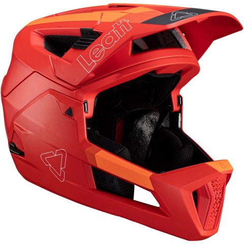 Kask rowerowy (z wypinaną szczęką) LEATT Helmet MTB Enduro 4.0 V24 (czerwony, M) Kask rowerowy (z wypinaną szczęką) LEATT Helmet MTB Enduro 4.0 V24 (czerwony, M)
