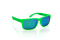 Okulary sportowe NEON Street zielone (green fluo), szkła niebieskie