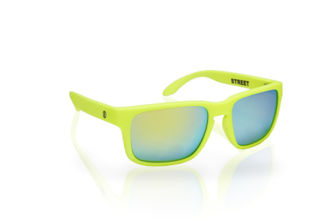 Okulary sportowe NEON Street żółte (yellow fluo), szkła niebieskie Okulary sportowe NEON Street żółte (yellow fluo), szkła niebieskie