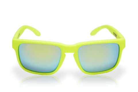 Okulary sportowe NEON Street żółte (yellow fluo), szkła niebieskie Okulary sportowe NEON Street żółte (yellow fluo), szkła niebieskie