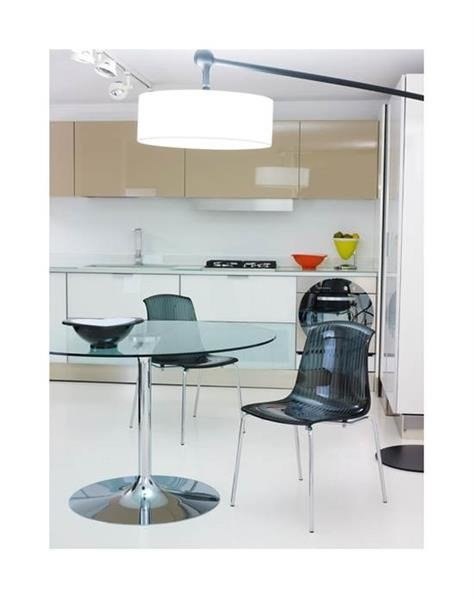 KRZESŁO ALLEGRA BLACK TRANSPARENT KRZESŁO ALLEGRA BLACK TRANSPARENT