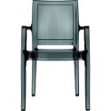 KRZESŁO ARTHUR BLACK TRANSPARENT KRZESŁO ARTHUR BLACK TRANSPARENT