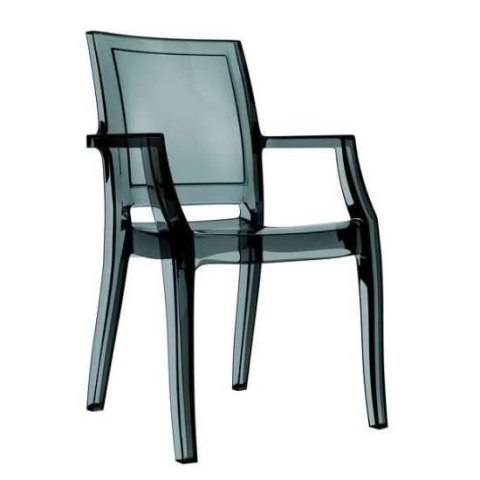 KRZESŁO ARTHUR BLACK TRANSPARENT KRZESŁO ARTHUR BLACK TRANSPARENT