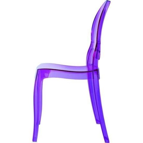 KRZESŁO ELIZABETH BABY VIOLET TRANSPARENT KRZESŁO ELIZABETH BABY VIOLET TRANSPARENT