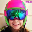 KASK DZIECIĘCY NEON HERO PLUS ORANGE FLUO / YELLOW