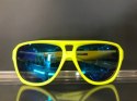 Okulary sportowe NEON Board żółte (yellow fluo), szkła niebieskie Okulary sportowe NEON Board żółte (yellow fluo), szkła niebieskie