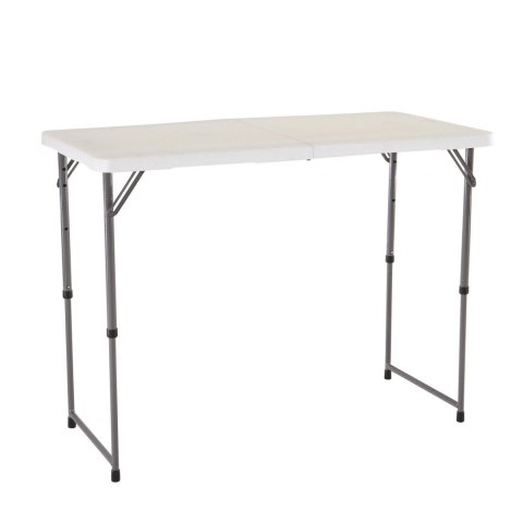 LIFETIME PÓŁKOMERCYJNY STÓŁ SKŁADANY W PÓŁ 122 CM O REGULOWANEJ WYSOKOŚCI (BIAŁY GRANIT) 4428 LIFETIME PÓŁKOMERCYJNY STÓŁ SKŁADANY W PÓŁ 122 CM O REGULOWANEJ WYSOKOŚCI (BIAŁY GRANIT) 4428