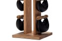 Hantle NOHrD SwingBell 2-8 Kg ze stojakiem Tower Oak Dąb Skóra