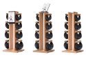 Hantle NOHrD SwingBell 2-8 Kg ze stojakiem Tower Oak Dąb Skóra