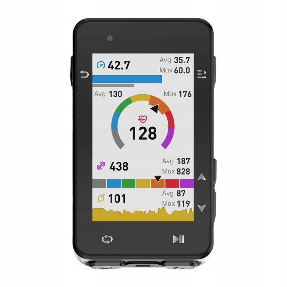 Komputer rowerowy nawigacja GPS iGPSport iGS630 Kolor dominujący czarny